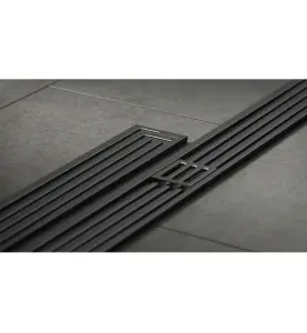 GALLER/ÖVERDEL 700X77 MM (LXB) SVART ART DECO BLUCHER