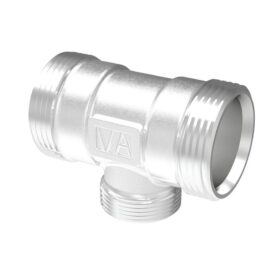 T-RÖR V6 22X15 MM FÖRKROMAD VATETTE