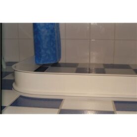 DUSCH & VÄND LIST VIT 900X900X900 U-FORM TRIOPART