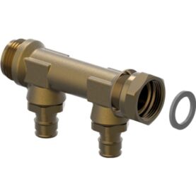 FÖRDELARE UTVÄNDIG LÖPMUTTER Q&E 3/4" 2X16 AQUA PLUS UPONOR