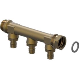 FÖRDELARE UTVÄNDIG LÖPMUTTER Q&E 3/4" 3X16 AQUA PLUS UPONOR