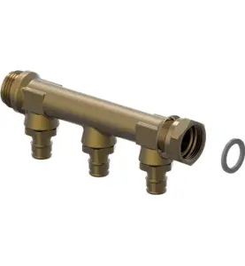 FÖRDELARE UTVÄNDIG LÖPMUTTER Q&E 3/4" 3X16 AQUA PLUS UPONOR