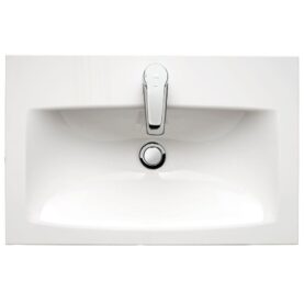 TVÄTTSTÄLL ARIELLA 60 KOMPAKT I MINERALKOMPOSIT VIT ALTERNA