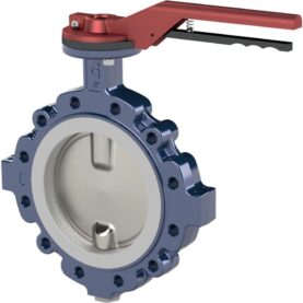 VRIDSPJÄLLSVENTIL 100 LUG PTFE HANDSPAK