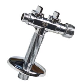 VÄGGANSLUTNING G10XG20 MED Ø75 MM BRICKA ROTH