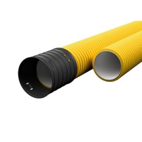 KABELSKYDDSRÖR EVOCAB HARD GUL SRN 750N 110 MM MED TÄTNINGSRING L=6 METER
