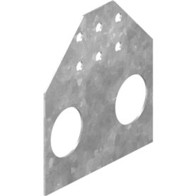 MONTERINGSPLÅT 100X100 MM (LXH) C/C 60 MM FÖR VÄGGBOCKFIXTUR ZINK AQUA PLUS UPONOR