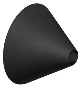 SKYDDSRÖRSPARAPLY 60 MM KONISK SVART AQUA PLUS UPONOR
