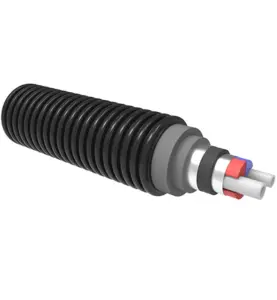TAPPVATTENRÖRSKULVERT ECOFLEX AQUA VIP SINGLE 110X15,1 MM/175 MM L=100 METER RING UPONOR