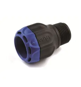 RAK KOPPLING ISIFLO SPRINT 105 TIPPUNION 32 MMXR50 MUFF X INVÄNDIG GÄNGA SVART/ BLÅ