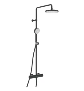 TAKDUSCHPAKET NOVA RAIN HANDDUSCH 95 MM TERMOSTAT 150 CC SVART ORAS