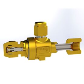 SERVICEVENTIL 1/4SAE F+1/4SAE M