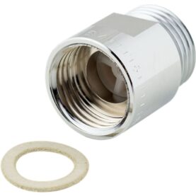 MELLANKOPPLINNG MED PACKNING OCH BACKVENTIL G15 INVÄNDIG GÄNGA MORA/FMM