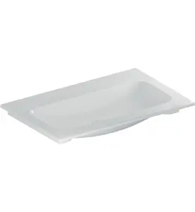 MÖBELTVÄTTSTÄLL ICON B75, KTCT UTAN KRANHÅL / BRÄDDAVLOPP GEBERIT