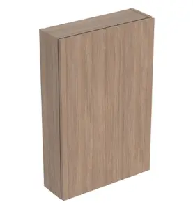 ÖVERSKÅP ICON REKTANGULÄR,1 DÖRR B45 EK / TRÄSTRUKTUR MELAMIN GEBERIT