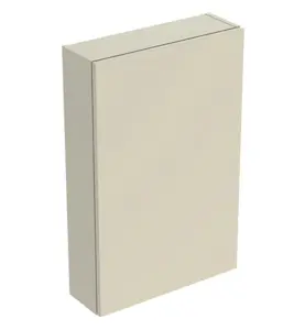 ÖVERSKÅP ICON REKTANGULÄR,1 DÖRR B45 SANDGRÅ / LACKERAD HÖGBLANK GEBERIT