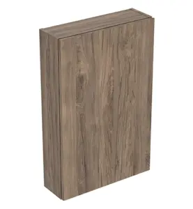 ÖVERSKÅP ICON REKTANGULÄR,1 DÖRR B45 VALNÖT / TRÄSTRUKTUR MELAMIN GEBERIT