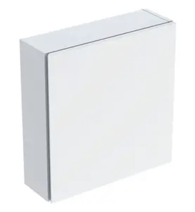 ÖVERSKÅP ICON KVADRATISK, 1 DÖRR B45 VIT / LACKERAD MATT GEBERIT