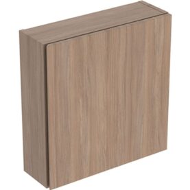 ÖVERSKÅP ICON KVADRATISK, 1 DÖRR B45 EK / TRÄSTRUKTUR MELAMIN GEBERIT