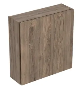 ÖVERSKÅP ICON KVADRATISK, 1 DÖRR B45 VALNÖT / TRÄSTRUKTUR MELAMIN GEBERIT