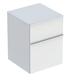 SIDOSKÅP ICON ICON 2 LÅDOR B45 VIT LACKERAD MATT/VIT MATT GEBERIT