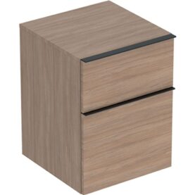 SIDOSKÅP ICON ICON 2 LÅDOR B45 EK MELAMIN TRÄSTRUKT/LAVA MATT GEBERIT