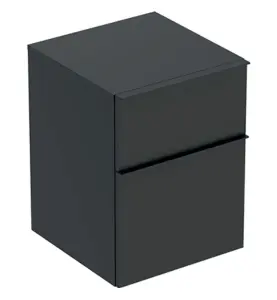 SIDOSKÅP ICON ICON 2 LÅDOR B45 LAVA LACKERAD MATT/LAVA MATT GEBERIT