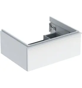 UNDERSKÅP ICON 1 LÅDA B59,2 VIT HÖGBLANK/HANDTAG VIT MATT GEBERIT