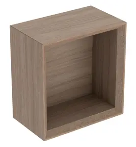VÄGGBOX ICON KVADRATISK B22,5 EK/TRÄSTRUKTUR MELAMIN GEBERIT