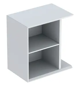 SIDOELEMENT ICON B37 D24,5 VIT / LACKERAD HÖGBLANK GEBERIT