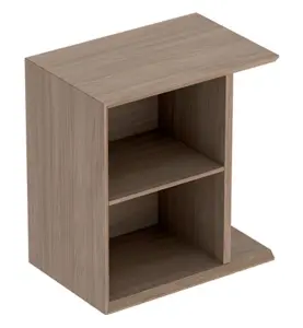 SIDOELEMENT ICON B37 D24,5 EK / TRÄSTRUKTUR MELAMIN GEBERIT