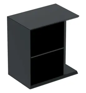 SIDOELEMENT ICON B37 D24 LAVA / LACKERAD MATT GEBERIT