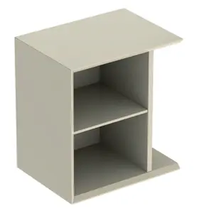 SIDOELEMENT ICON B37 D27,3 SANDGRÅ / LACKERAD HÖGBLANK GEBERIT