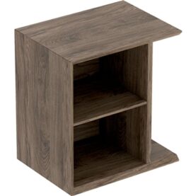 SIDOELEMENT ICON B37 D27,3 VALNÖT / TRÄSTRUKTUR MELAMIN GEBERIT