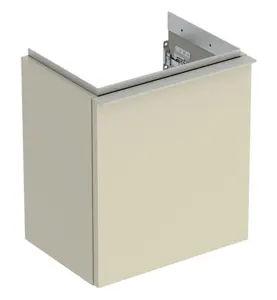 UNDERSKÅP ICON 1 DÖRR, B37 SANDGRÅ HÖGBL/HANDTAG SANDGRÅ GEBERIT