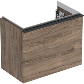 UNDERSKÅP ICON 1 LÅDA, B52 VALNÖT MEL TRÄ/HANDTAG LAVA MATT GEBERIT