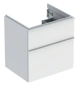UNDERSKÅP ICON 2 LÅDOR B59,2 VIT MATT/HANDTAG VIT MATT GEBERIT