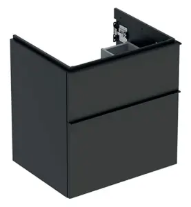 UNDERSKÅP ICON 2 LÅDOR B59,2 LAVA MATT/HANDTAG LAVA MATT GEBERIT
