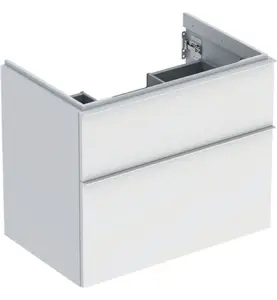 UNDERSKÅP ICON 2 LÅDOR B74 VIT MATT/HANDTAG VIT MATT GEBERIT