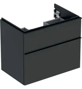 UNDERSKÅP ICON 2 LÅDOR B74 LAVA MATT/HANDTAG LAVA MATT GEBERIT