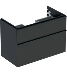 UNDERSKÅP ICON 2 LÅDOR B88,8 LAVA MATT/HANDTAG LAVA MATT GEBERIT