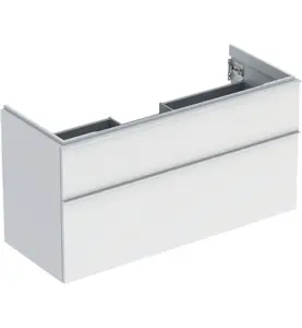 UNDERSKÅP ICON 2 LÅDOR B118,4 VIT MATT/HANDTAG VIT MATT GEBERIT