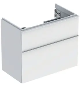 UNDERSKÅP ICON 2 LÅDOR KOMPAKT B74 VIT MATT/HANDTAG VIT MATT GEBERIT
