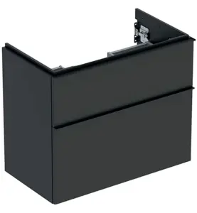 UNDERSKÅP ICON 2 LÅDOR KOMPAKT B74 LAVA MATT/HANDTAG LAVA MATT GEBERIT