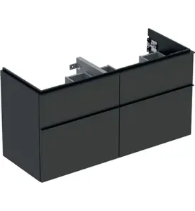 UNDERSKÅP ICON 4 LÅDOR B118,4 LAVA MATT/HANDTAG LAVA MATT GEBERIT