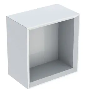 VÄGGBOX ICON KVADRATISK B22,5 VIT / LACKERAD HÖGBLANK GEBERIT