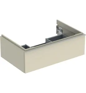 UNDERSKÅP ICON 1 LÅDA B74 S.GRÅ HÖGBL/HANDTAG S.GRÅ MATT GEBERIT