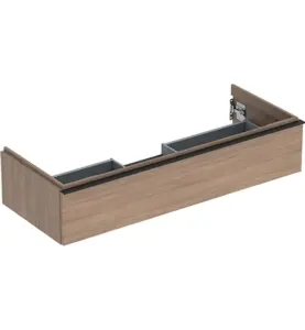 UNDERSKÅP,1 LÅDA B118,4 EK MEL TRÄ/HANDTAG LAVA MATT GEBERIT