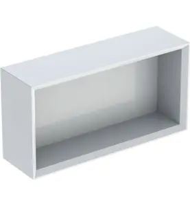 VÄGGBOX ICON REKTANGULÄR B45 VIT / LACKERAD HÖGBLANK GEBERIT