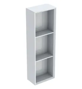 HYLLA ICON REKTANGULÄR B22,5 VIT / LACKERAD HÖGBLANK GEBERIT
